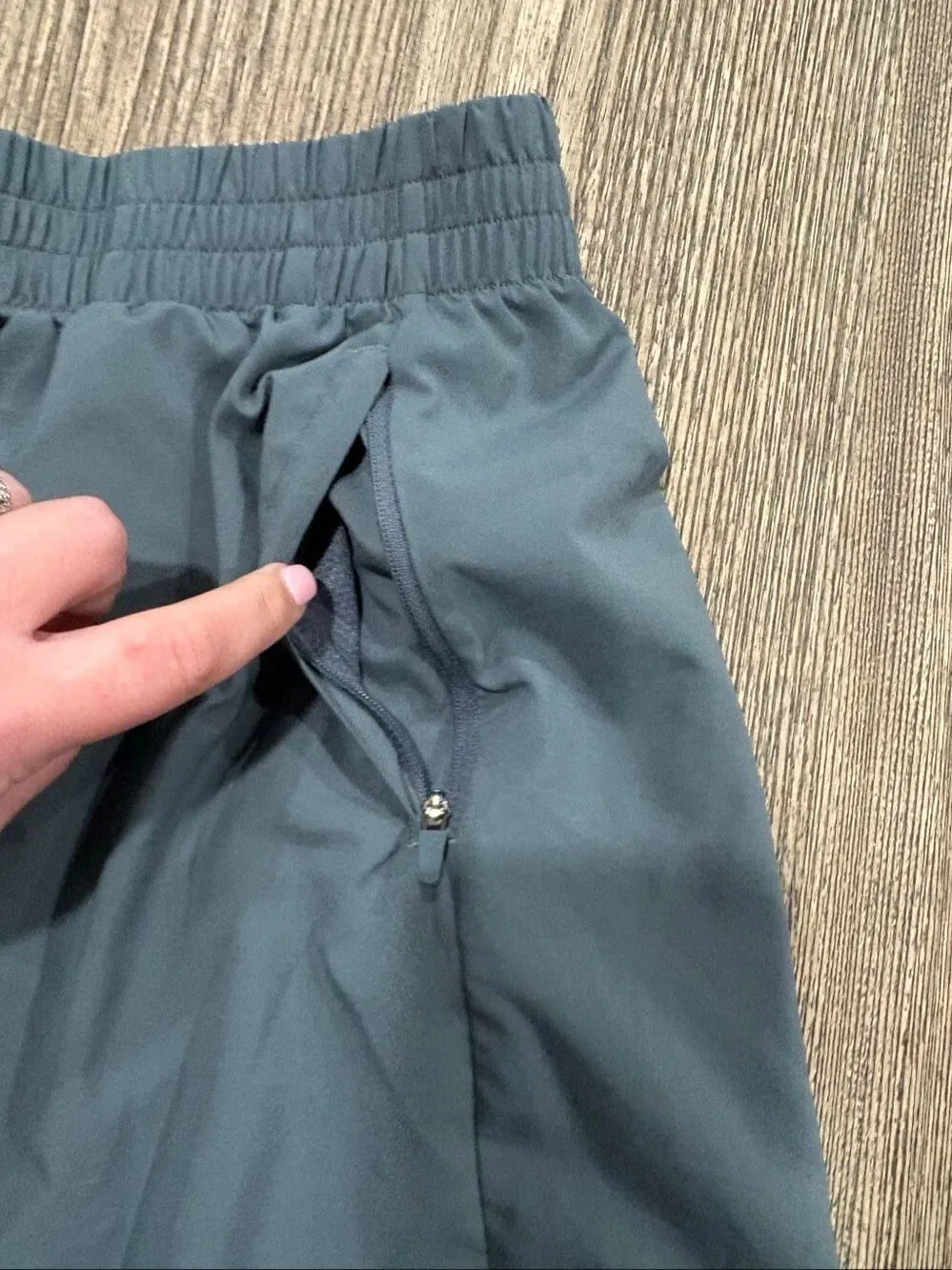 Gymshark Men's Performance Athletic Sport Shorts Titanium Blue Size Small